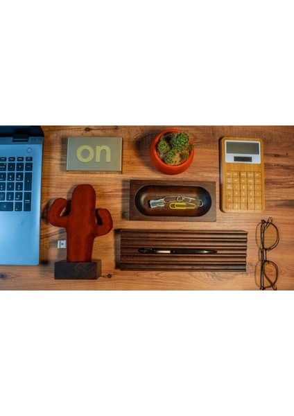 Woody Üçlü Ofis Seti Koyu Kahverengi fiyatları