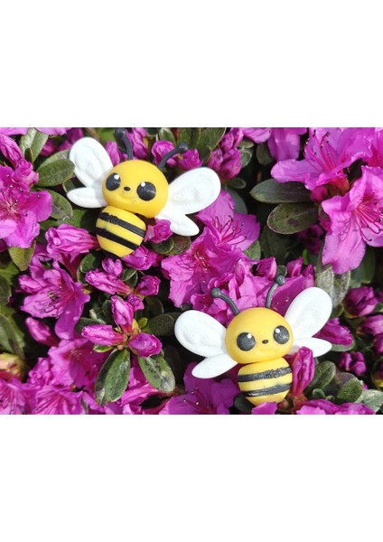 3D Sevimli Arı Figürü (Magnetli/dekoratif Amaçlı)