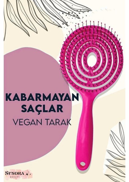 3 Boyutlu Saç Açıcı Tarak Saç Derisine Masaj Yapan Naylon Uçlu 3D Vegan Tarak Çocuklara Uygun fiyatları