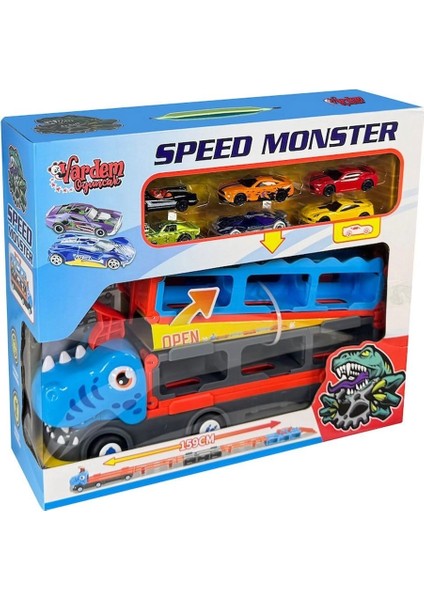 GD001 Parkurlu Araba Fırlatan Dinazor