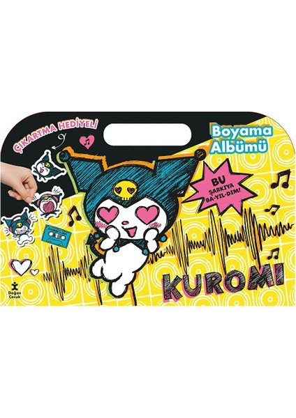 Kuromi Çıkartma Hediyeli Boyama Albümü