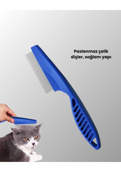 Kedi, Köpek ve Küçük Hayvanlar Için 4 Parça Ergonomik Tarak Takımı modelleri