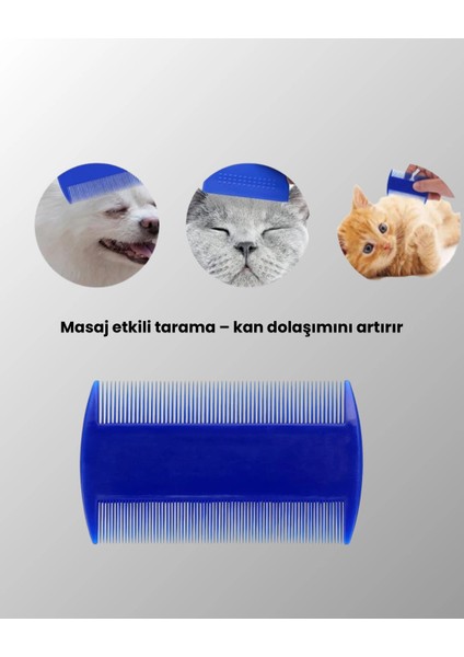 Kedi, Köpek ve Küçük Hayvanlar Için 4 Parça Ergonomik Tarak Takımı indirimleri