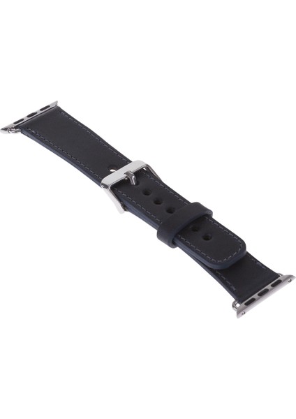 Apple Watch Uyumlu Deri Kordon 42-44-45MM CZ01 Lacivert modelleri