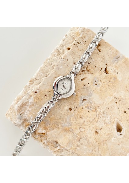 Tuva Gümüş Saat Beyaz fiyatları