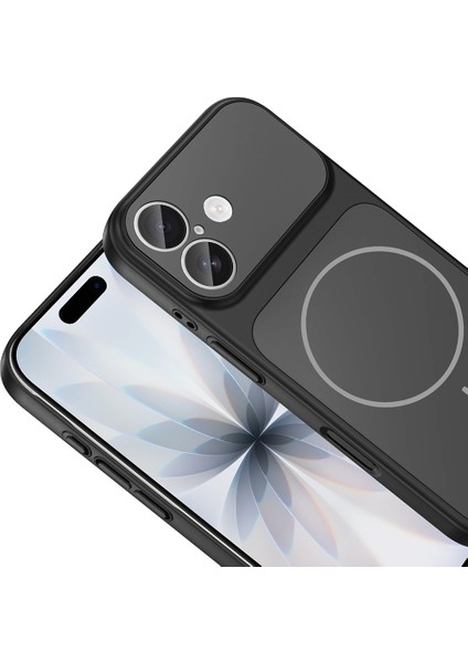 Apple iPhone 16 Kılıf Zore M-Safe Şarj Özellikli Kamera Korumalı Formen Kapak fiyatları