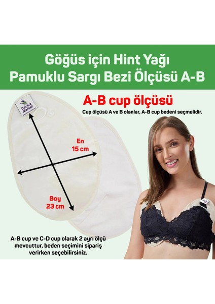 Göğüs Hint Yağı Sargı Bezi - A-B Cup