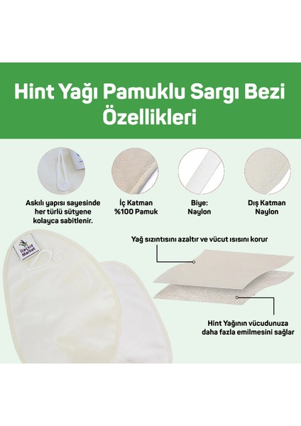 Göğüs Hint Yağı Sargı Bezi - A-B Cup fiyatları