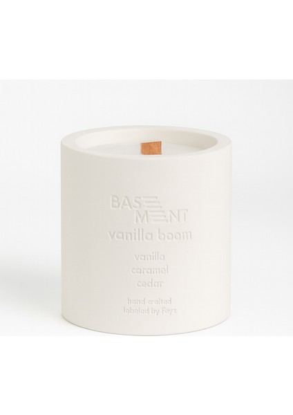 : Vanilla Boom : % 100 Soya Beton Mum (Vanilya, Karamel, Sedir) fiyatları