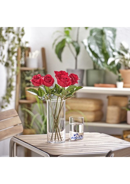 Smycka Yapay Çiçek Kırmızı 40 cm Yıldız Çiçeği Iç Dış Mekan fiyatları