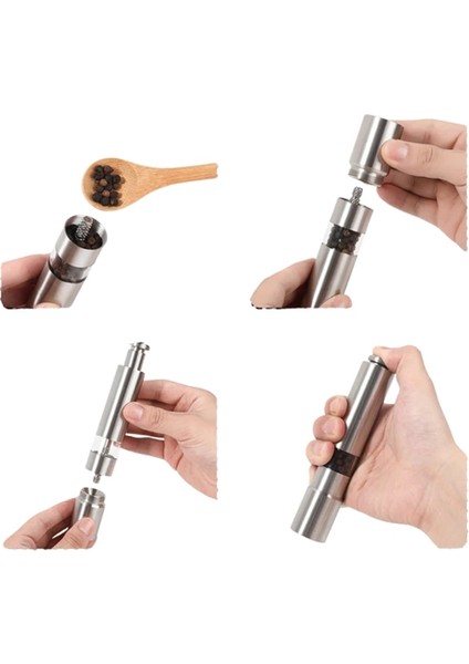 Ergonomik Tasarımlı, Nem Geçirmez Kapaklı Baharat Öğütücü fırsatları