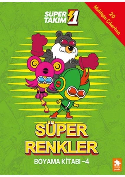 Süper 1 Takım Süper Renkler Boyama Kitabı - 4