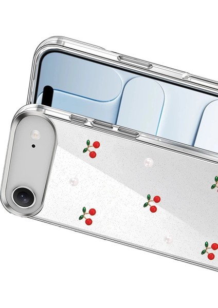 Newface Apple iPhone 17 Air Kiraz Desenli Kapak - Desen 9 modelleri