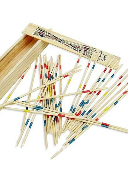 Eğitici Öğretici Ahşap Mikado Spiel El Beceri Görsel Eğitici Oyun Çubukları fiyatları