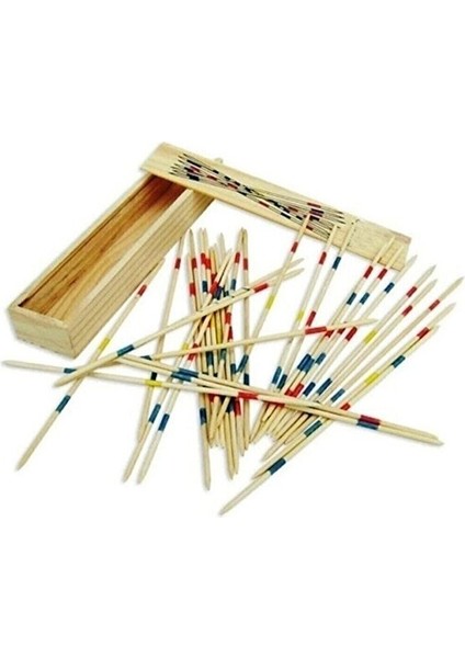 Eğitici Öğretici Ahşap Mikado Spiel El Beceri Görsel Eğitici Oyun Çubukları indirimleri