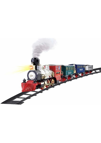 01551 Sesli ve Işıklı Klasik Tren Seti 16 Parça fiyatları