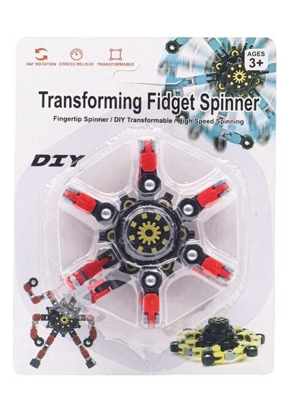 Robota Dönüşen Kırmızı Stres Çarkı indirimleri