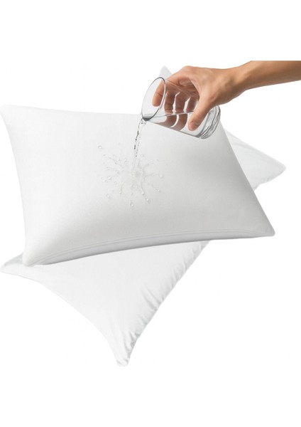 Yastık Alezi - Çiftt Kişilik Su Geçirmez