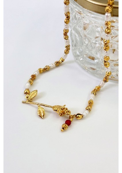 Rose Of Tides No:1 Altın Kaplama Kolye