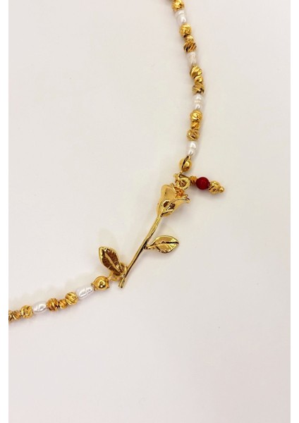 Rose Of Tides No:1 Altın Kaplama Kolye modelleri