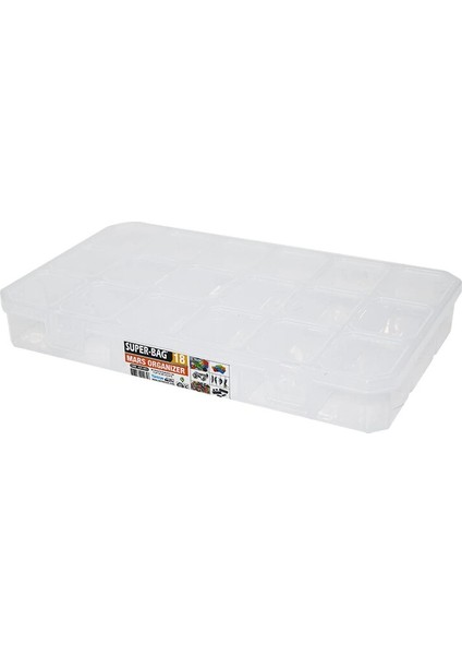 Mars 18 Bölmeli Şeffaf Organizer Box