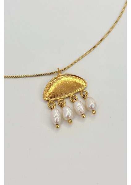Moon Wave No:1 Altın Kaplama Kolye fiyatları