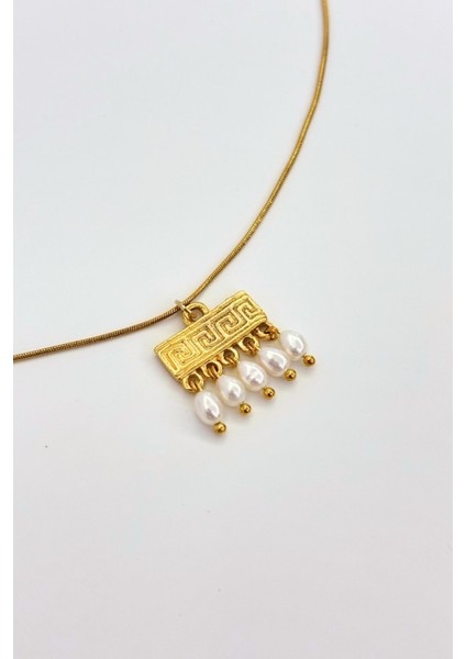 Golden Traces No:1 Altın Kaplama Kolye modelleri