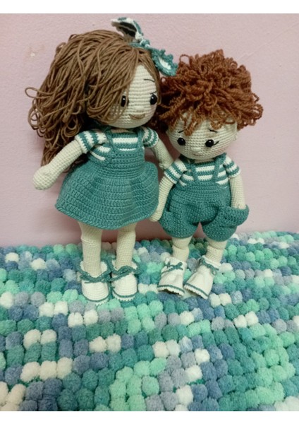Amigurumi Tunay ve Tuniş Ikili Bebek modelleri