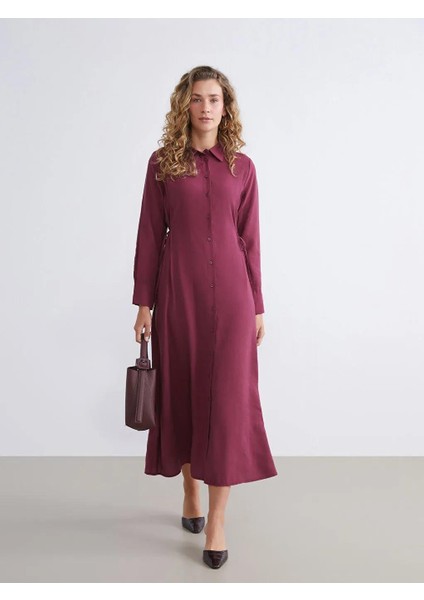 Modal Karışımlı Gömlek Elbise (W5)