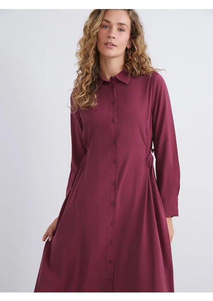 Modal Karışımlı Gömlek Elbise (W5) fırsatları