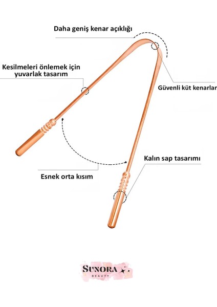 Bakır Dil Temizleme Aparatı Dil Kazıma Çubuğu Temizleyici Sıyırıcı Ağız Temizliği fırsatları