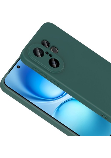 Vivo X200 Fe 5g Kılıf Lansman Içi Kadife Kamera Korumalı Mara Silikon Kılıf-Koyu Yeşil modelleri