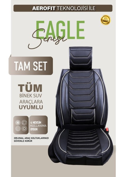 Fiat Fullback Deri Oto Koltuk Kılıfı Ön Arka Takım Antalya Seri Siyah Beyaz Scr modelleri