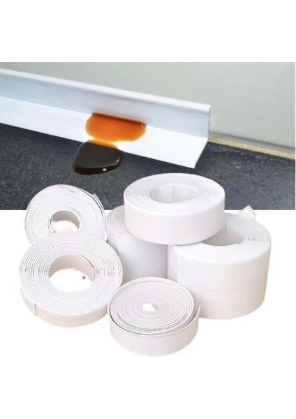 2 Li Su Sızdırmaz Banyo Mutfak Lavabo Küvet Izolasyon Şerit Bant Pratik Ürün ( Lisinya )