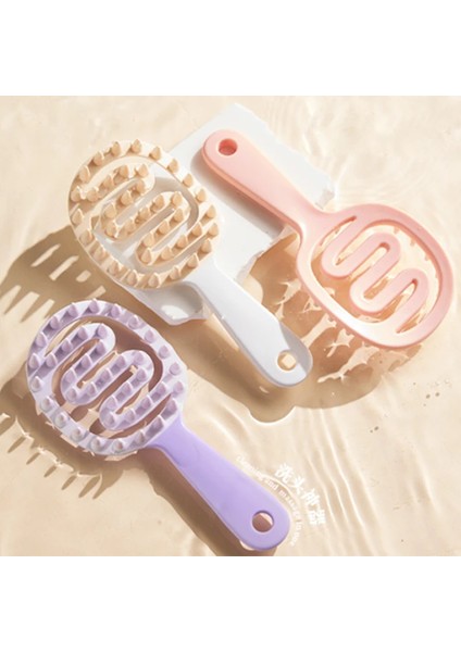 Ezere Tüm Saç Tipleri Için Saç Derisi Masaj ve Yumuşak Yıkama TARAĞI-(1903)