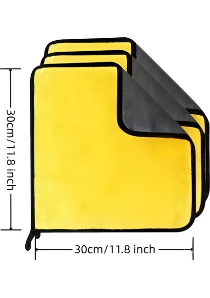 2 Adet Yünlü Hassas Araba Yıkama Oto Temizlik Bezi 30 cm x 30 cm modelleri
