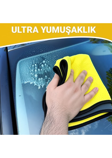 2 Adet Yünlü Hassas Araba Yıkama Oto Temizlik Bezi 30 cm x 30 cm indirimleri