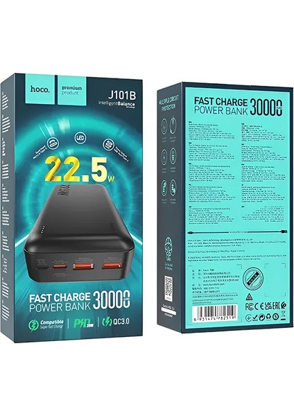 Hoco J101B 22.5W 30000MAH Hızlı Şarj POWERBANK-(1903) fırsatları