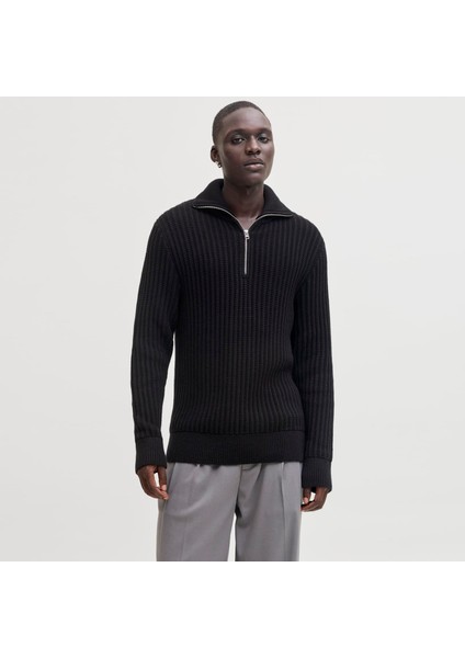 Erkek Fermuar Kapamli %100 Pamuk Kazak - Blaspencer