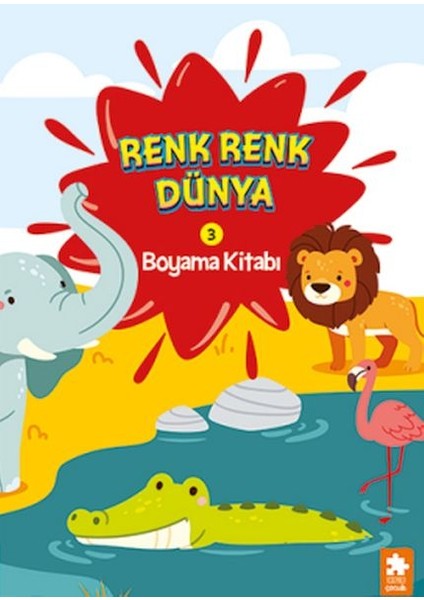 Renk Renk Dünya Boyama Kitabı 3