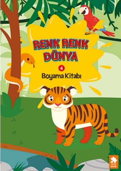 Renk Renk Dünya Boyama Kitabı 4