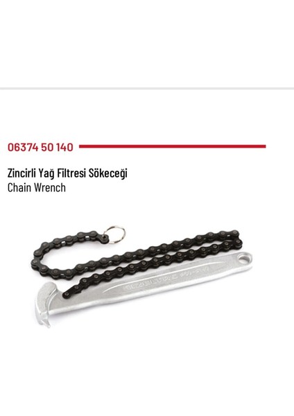 Zincirli Yağ Filtresi Sökeceği