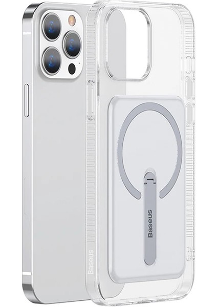Baseus iPhone 13 Pro 6.1inç Manyetik Magsafe Standlı Silikon KILIF-(1903) fiyatları