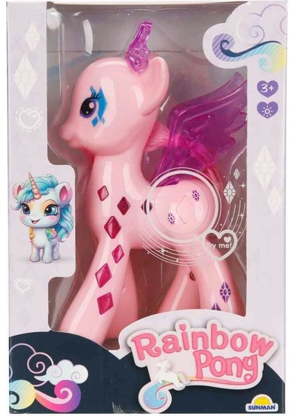 Işıltılı Pony Figür - Işıklı Figür - Pembe (Lisinya) fırsatları