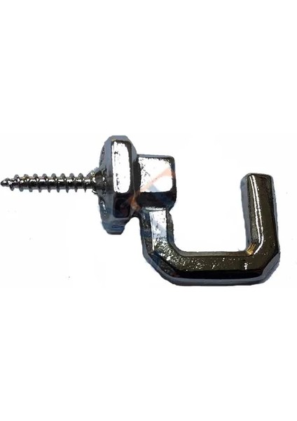 Vidalı Kanca, Askı Büyük - 15X23MM, Nikel - 1 Adet ( Lisinya )