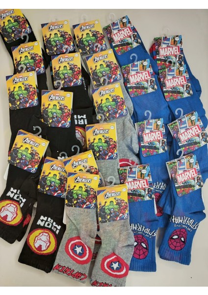 Marvel Çocuk Çorap 3'lü fiyatları