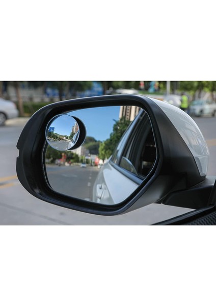 Araçlar Için Ayarlanabilir Kör Nokta ve Geniş Açılı Ayna Çerçevesiz 2'li