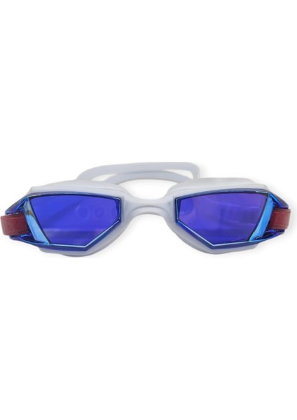 Aynalı Yüzücü Gözlüğü Silikon Lacivert - 1765 (Lisinya)