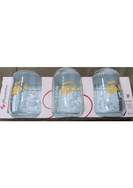 420112 Desenli 3 Lü Bardak 270CC