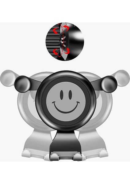 Ally R-054 Gravity Smile Universal Cep Telefonu Araç TUTUCU-(1903)